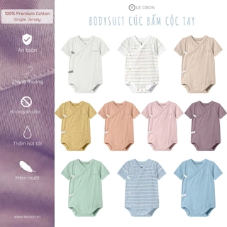 LE COON | Bodysuit Cúc bấm cộc tay | COOL | 0 - 12 tháng