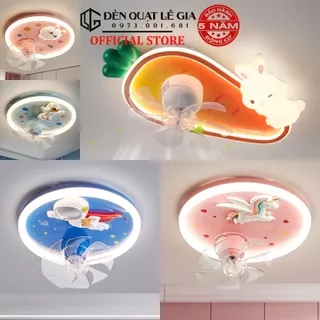 Quạt trần cho bé | Quạt trần phòng ngủ trẻ em | Quạt trần nhỏ nhẹ | Quạt trần mini Lê Gia