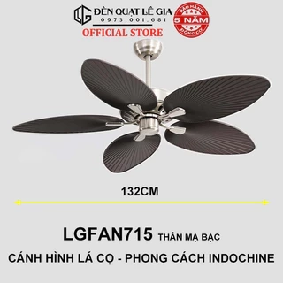 Quạt Trần Phong Cách Đông Dương Lê Gia LGFAN715 | Quạt Trần Cho Khách Sạn
