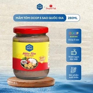 Mắm tôm Lê Gia Thanh Hóa - hũ thủy tinh 280ml