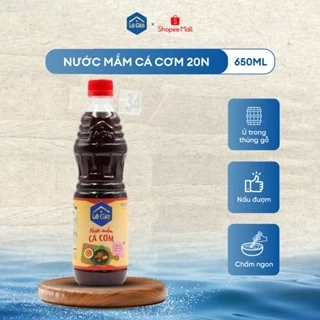 Nước mắm cá cơm Lê Gia chai 650ml - kho nấu đậm đà