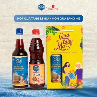 Set quà Tinh túy từ Biển Mẹ (Set gồm 01 chai nước mắm cốt đặc biệt 525ml và 01 chai nước mắm cá cơm 650ml)