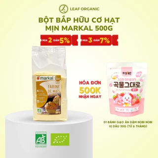 Bột bắp hữu cơ hạt mịn Markal 500g