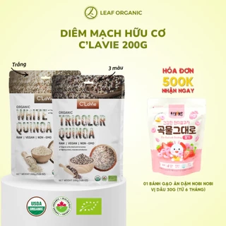 Hạt diêm mạch Quinoa hữu cơ C'Lavie 200gr - không biến đổi gen