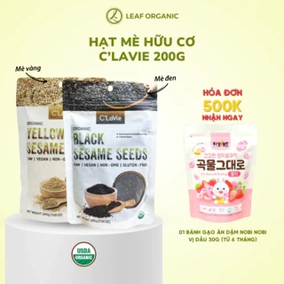 Hạt mè hữu cơ thuần chủng không biến đổi gen C'LaVie 200g