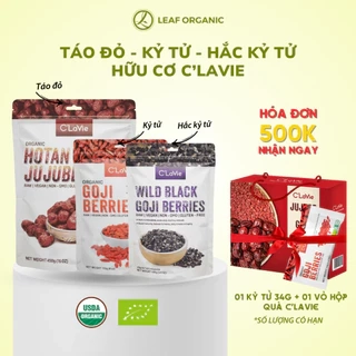Kỷ tử hữu cơ C'LaVie 170g (34g x 5 gói) - Kỷ tử đỏ/Hắc kỷ tử