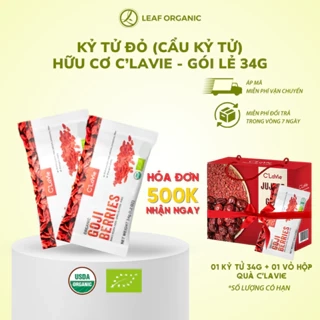 Kỷ tử hữu cơ C'LaVie gói lẻ 34g - không biến đổi gen nhập chính hãng