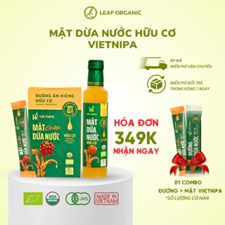 Mật dừa nước cô đặc hữu cơ VIETNIPA dùng thay thế mật ong, mật mía, đường ăn kiêng