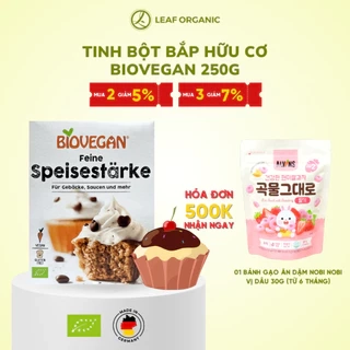 Tinh bột bắp hữu cơ Biovegan 250g