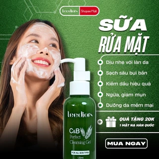 Sữa rửa mặt Hàn Quốc Leediors 120ml: Dịu nhẹ, Sạch sâu, Tăng độ ẩm Da, Se khít Lỗ chân lông