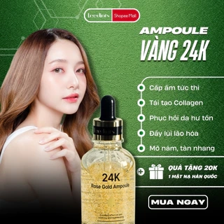 Ampoule Dưỡng ẩm Hàn Quốc Leediors 24K 50ml Làm đẹp Da, Dưỡng, Cấp ẩm Da, Sáng da, Mờ thâm