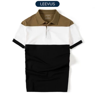 Áo Polo nam FEINZ LEEVUS phối màu, vải CVC cá sấu, form regular APL306