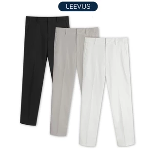 Quần dài nam Elasticband chất liệu Twill Rayon cao cấp thiết kế chỉn chu hiện đại LEEVUS QD04