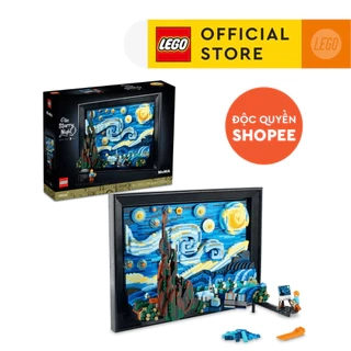 LEGO IDEAS 21333 Đồ Chơi Lắp Ráp Đêm Đầy Sao Của Danh Họa Vincent Van Gogh (2316 chi tiết)