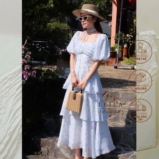 LEILA CLOSET | Đầm maxi thiết kế Julie tay dài đuôi cá