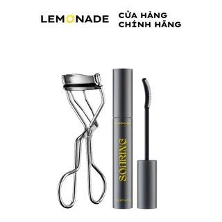 Combo LEMONADE Chuốt mi tơi dài lâu trôi SoaringMascara 6ml và Kẹp mi cong lâu Curler 22g