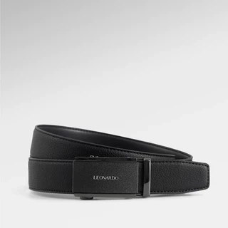 Thắt Lưng Da Nam Khoá Tự Động Quickfit Sean Chất Liệu Da Taiga và Da Microfiber Cao Cấp Thương Hiệu LEONARDO