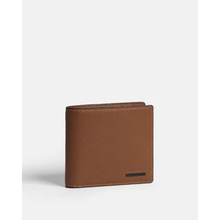 Ví Da Nam Dáng Ngang Devon 02, Chất Liệu Crossgrain Nhập Khẩu, Thương Hiệu LEONARDO