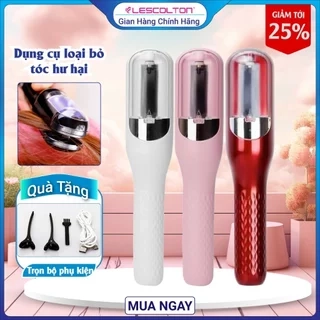 Dụng cụ chăm sóc tóc Nữ Lescolton, máy tỉa tóc chẻ ngọn xơ rối hư hại thông mình, nhanh gọn, tiện lợi và dễ sử dụng