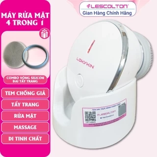 Máy Rửa Mặt Lescolton Lokykin 4 trong 1 kèm chức năng Tẩy Trang, Đẩy Tinh Chất, Nâng Cơ, Rửa Mặt - Bảo Hành 365 Ngày