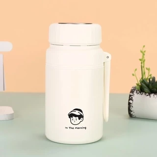 Bình uống nước Levika kiểu dáng Hàn Quốc có khay lọc trà và tay cầm tiện lợi dung tích 1L