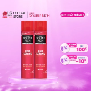 Combo 2 Gel tạo kiểu tóc Double Rich Giữ nếp uốn tóc