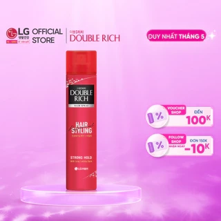 Keo dạng xịt tạo kiểu và giữ nếp tóc Double Rich HAIR SRAY STRONG HOLD 170ml