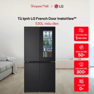 Tủ lạnh LG French Door - lấy nước ngoài UVnano 494L màu đen GR-D22MBI