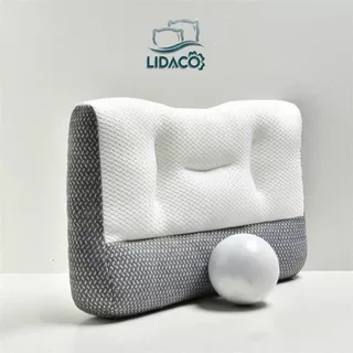 Ruột gối matxa chống ngáy Lidaco chống đau mỏi vai gáy thiết kế chuyên biệt nâng đỡ cổ