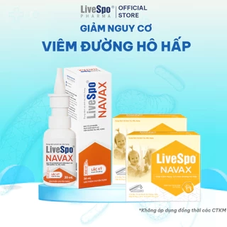 Combo 1 Bình xịt Navax 20ml và 2 Navax sơ sinh( 5 ống) giúp giảm viêm mũi, nghẹt mũi, sổ mũi