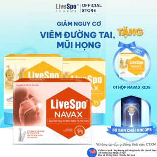 Combo 1 LiveSpo Navax chuyên dụng và 2 LiveSpo Navax Kids + Tặng 1 Navax Kids [Mua 3 tặng 1]