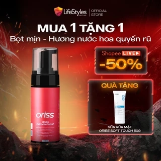 Dung dịch vệ sinh phụ nữ dạng bọt Oriss Daily Intimate Wash Bọt vệ sinh nam Orimen làm sạch dịu nhẹ 120ml