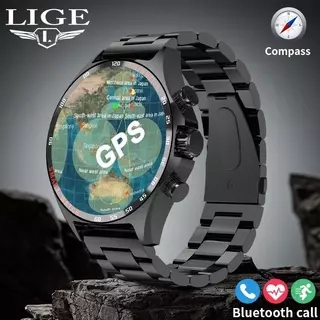 Đồng Hồ Thông Minh lige Có La Bàn gps Kết Nối bluetooth Chống Thấm Nước Cho Nam