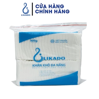 Khăn khô đa năng cho bé Likado 300g kích thước (15x20cm)(1 gói)
