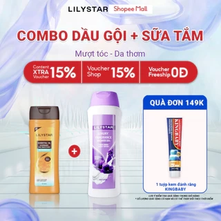 Combo Dầu Gội Phục Hồi Tóc Chuyên Sâu Chống Bết Tóc 200ML + Sữa Tắm Hương Hoa Cao Cấp Làm Sạch Sâu Cơ Thể Chai 300Ml
