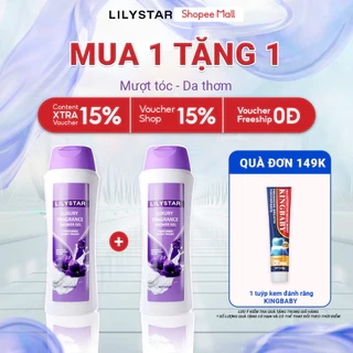 [Mua 1 Tặng 1] Sữa Tắm Hương Nước Hoa Lan Tím Lilystar Lưu Hương Cao Cấp Dưỡng Ẩm Và Làm Sach Sâu Cho Cơ Thể Chai 300ml