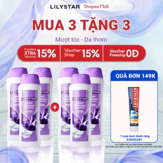Sữa Tắm Hương Nước Hoa Lan Tím Lilystar Lưu Hương Cao Cấp Dưỡng Ẩm Và Làm Sach Sâu Cho Cơ Thể Chai 300ml
