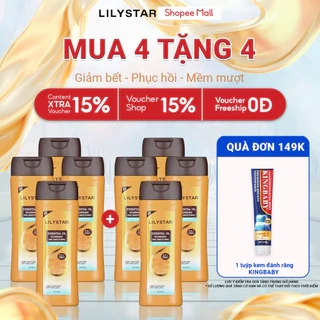 [MUA 4 TẶNG 4] Dầu Gội Xả 2IN1 LILYSTAR Phục Hồi Tóc Chuyên Sâu Chứa Tinh Dầu Nuôi Dưỡng Ẩm Giúp Tóc Mềm Mượt Chai 200ml