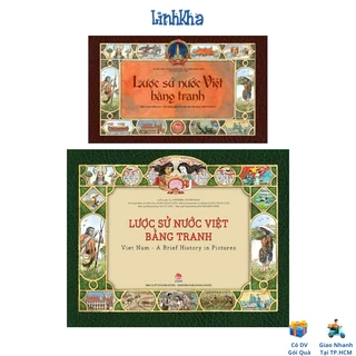 Sách Lược Sử Nước Việt Bằng Tranh - Tiếng Việt Và Song Ngữ Anh - Việt (Kim Đồng)