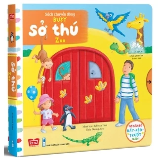 Sách Tương Tác Chuyển Động Sở Thú - Busy Book The Zoo - Đinh Tị
