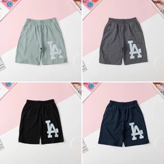 Quần cotton bé trai LITIBABY, in chữ LA, size đại 8/16 tuổi