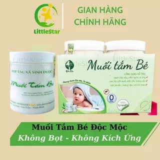 Muối Tắm Bé Độc Mộc 400g - HTX Sinh Dược - Muối Tắm Thảo Dược Hết Rôm Sảy - Mề Đay - Mẩn Ngứa