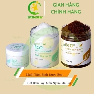 Muối Tắm Bé  Eco - Muối Tắm Sinh Dược Hết Rôm Sảy - Mề Đay - Muối Tắm Bé Thảo Dược HTX SInh Dược
