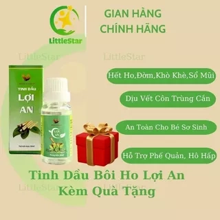 Tinh Dầu Lợi An Bôi Ho Đờm, Sổ Mũi, Khò Khè Cho Bé An Toàn Hiệu Quả