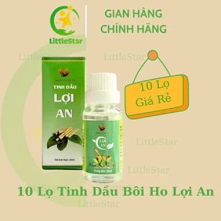 Tinh Dầu Lợi An, Tinh Dầu Lợi An Chính Hãng, Tinh Dầu Bôi Ho - Sổ Mũi, Tăng Đề Kháng Cho bé - Dầu Tràm