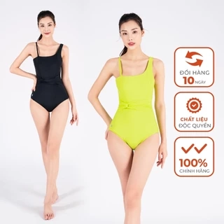 Bộ Đồ Bơi Nữ Lệch Vai Livan Sport LV24N07-F401 Kèm Đệm Tháo Rời, Bộ Bơi Nữ Liền Thân