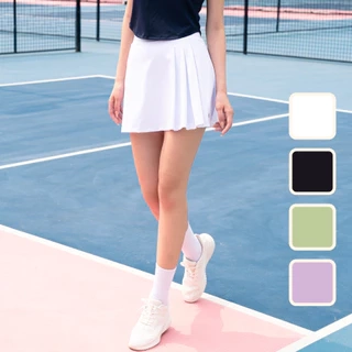 Chân Váy Thể Thao 2 Lớp LV25S04F705 Livan Sport Co Giãn Mềm Mịn Thoáng Khí, Chân Váy Chơi Tennis, Chân Váy Nữ 2 Lớp