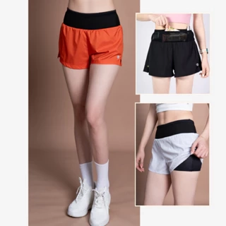 Quần Chạy Bộ Nữ 2 Lớp Livan Sport, Quần Running, Quần Chạy Nữ, Quần Chạy Có Cạp Đựng Đồ Tiện Lợi, Quần Running 2 Lớp Nữ