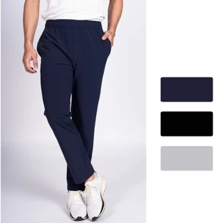 Quần Gió Nam Livan Sport LV24W04M301, Quần Gió Co Giãn, Thoải Mái Vận Động, Quần Dài Nam, Quần Dài Nam Cạp Chun