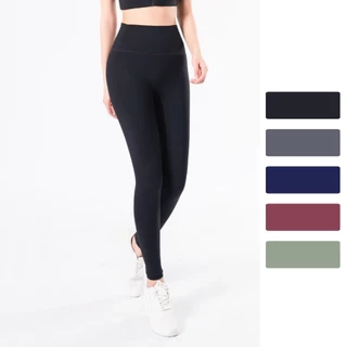 Quần Legging Nữ Tập Yoga Basic Livan Sport Co Giãn Cạp Cao Mềm Mịn Ôm Form, Quần Legging Nữ, Quần Legging Tập Gym